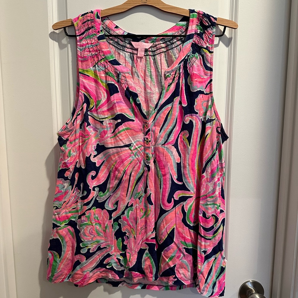 Lilly Pulitzer Essie sleeveless XL. GUC.